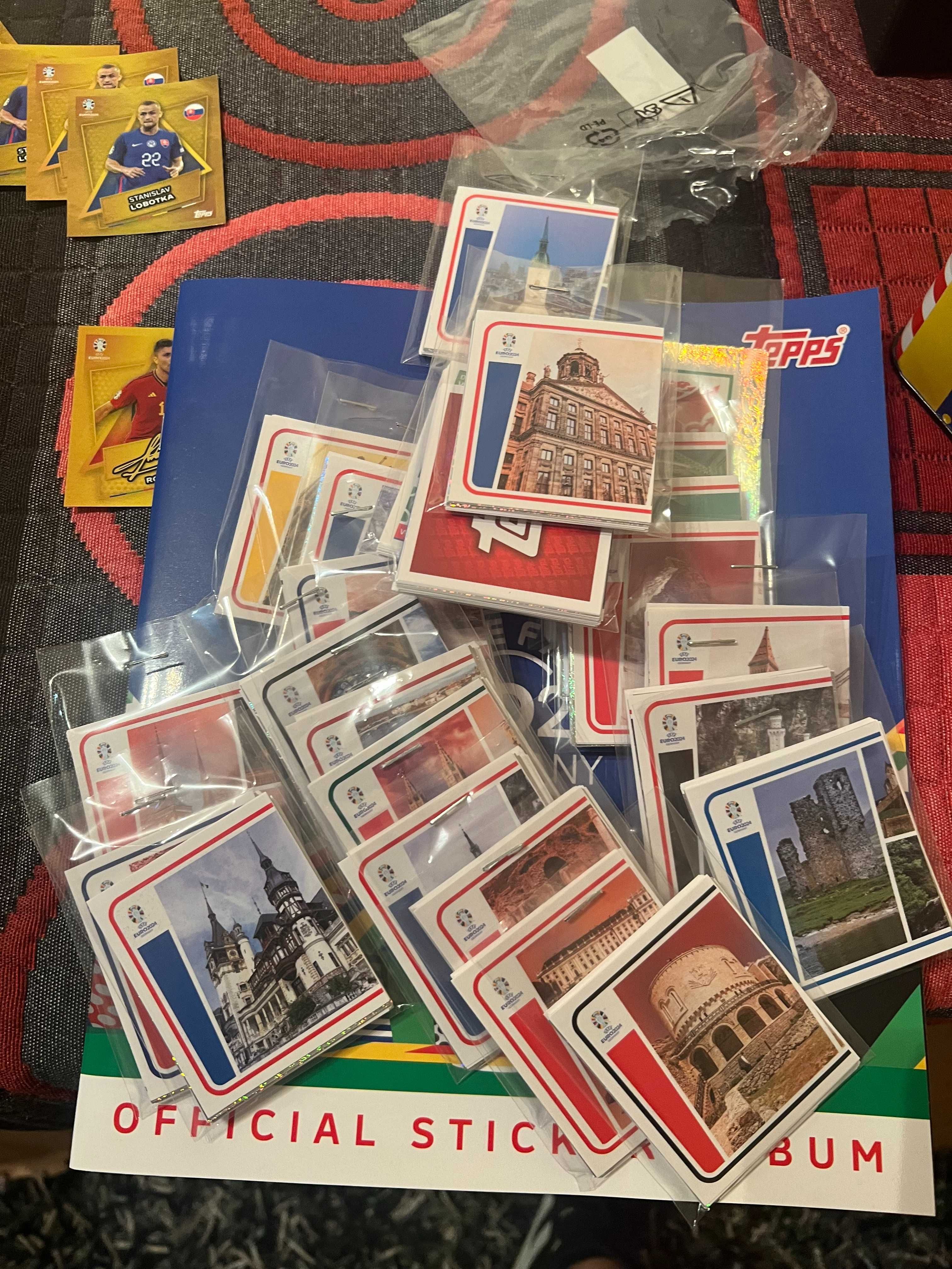 Caderneta topps euro 2024 + 707 cromos(coleção completa).