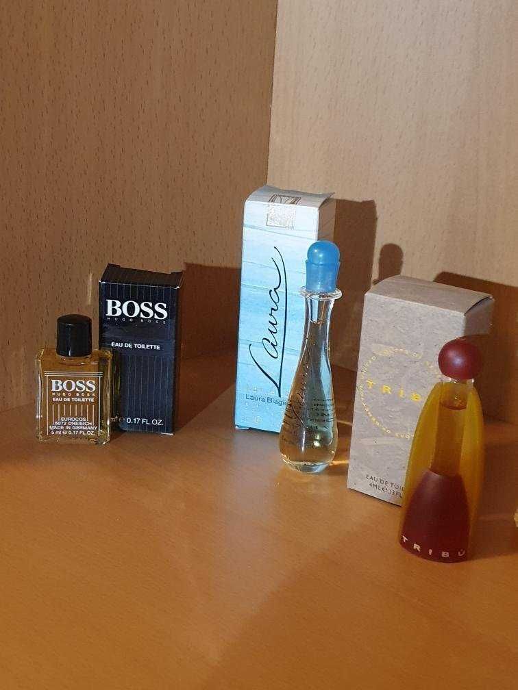 Perfumes miniatura em caixa