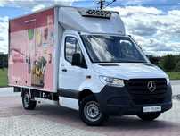 Mercedes-Benz Sprinter  Rama z chłodnią USZKODZONA