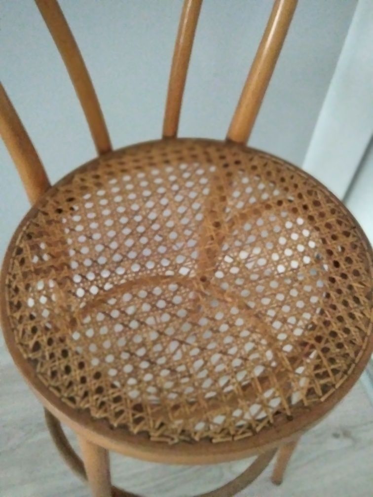 Hoker wiklinowy krzesło rattan