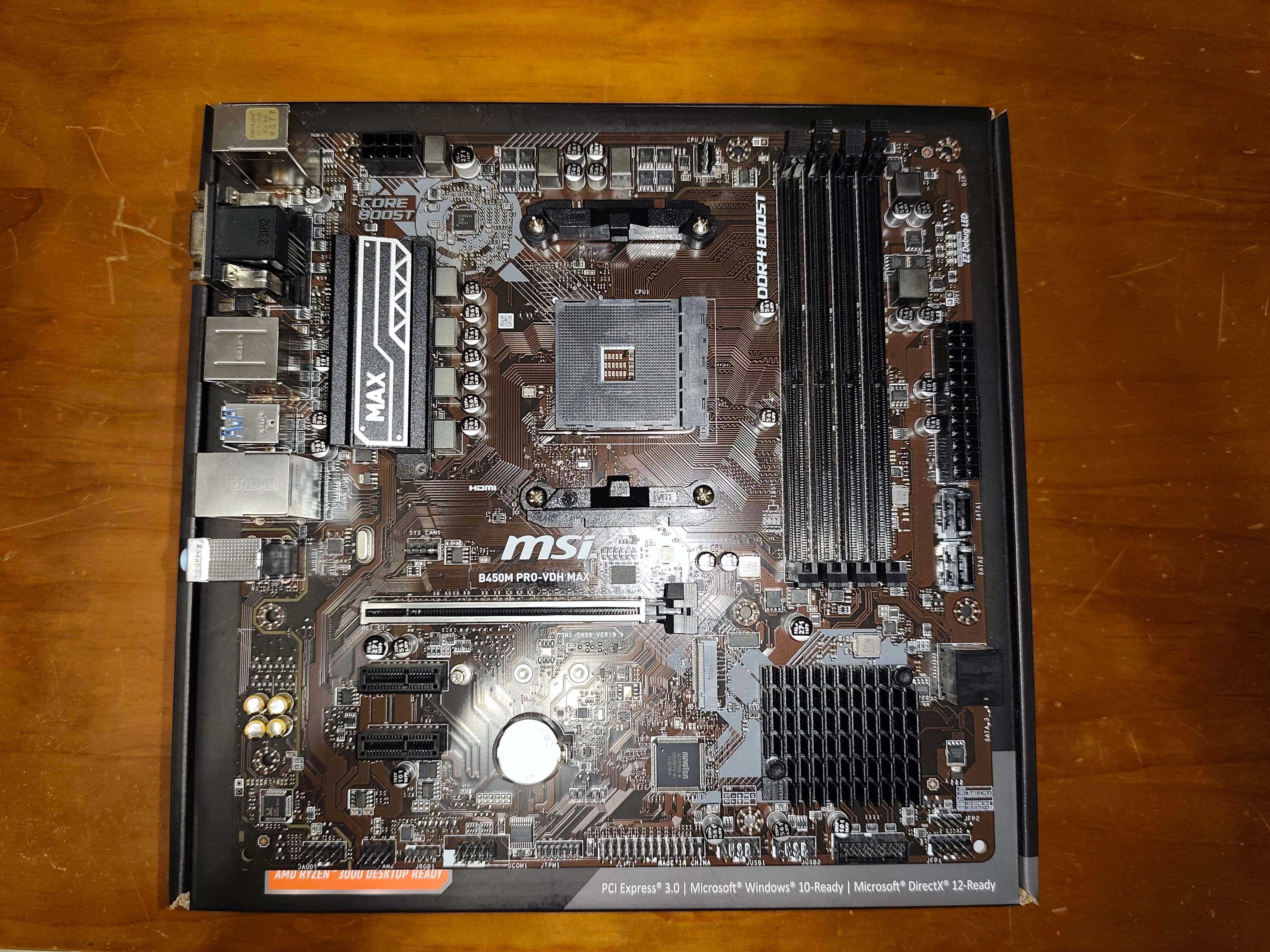 Motherboard MSI B450M PRO-VDH MAX