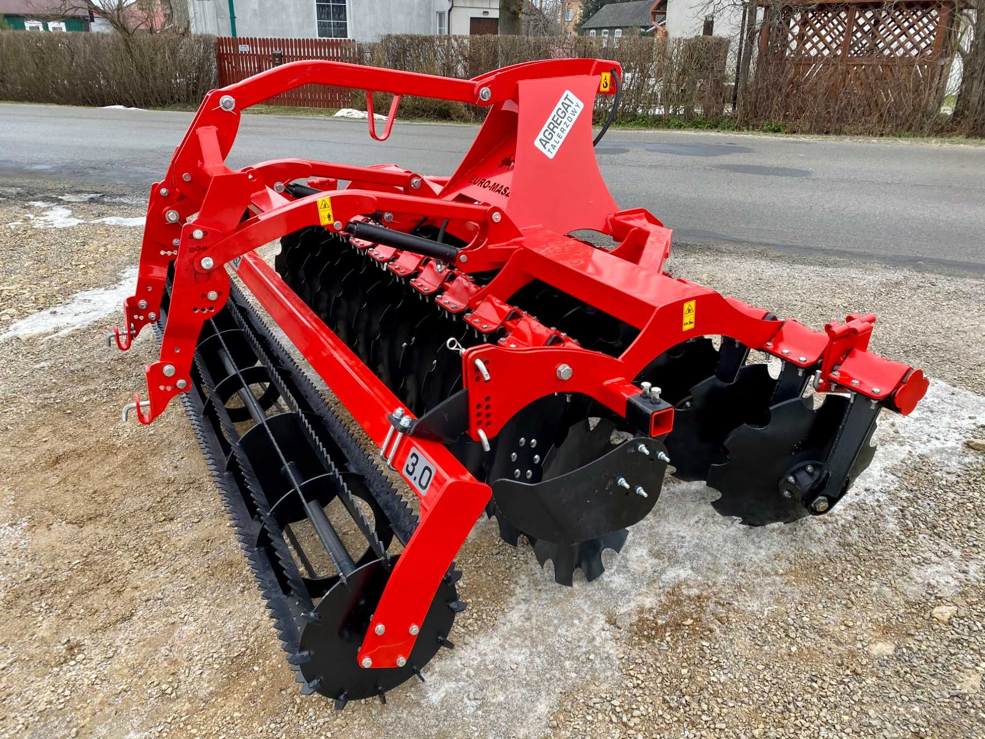 AGREGAT talerzowy talerze fi 510/560 EURO-MASZ wał strunowy/rurowy