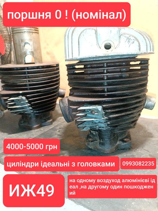 Циліндр ИЖ49 НОМІНАЛ ! (0) ПОРШНЕВАЯ иж 49