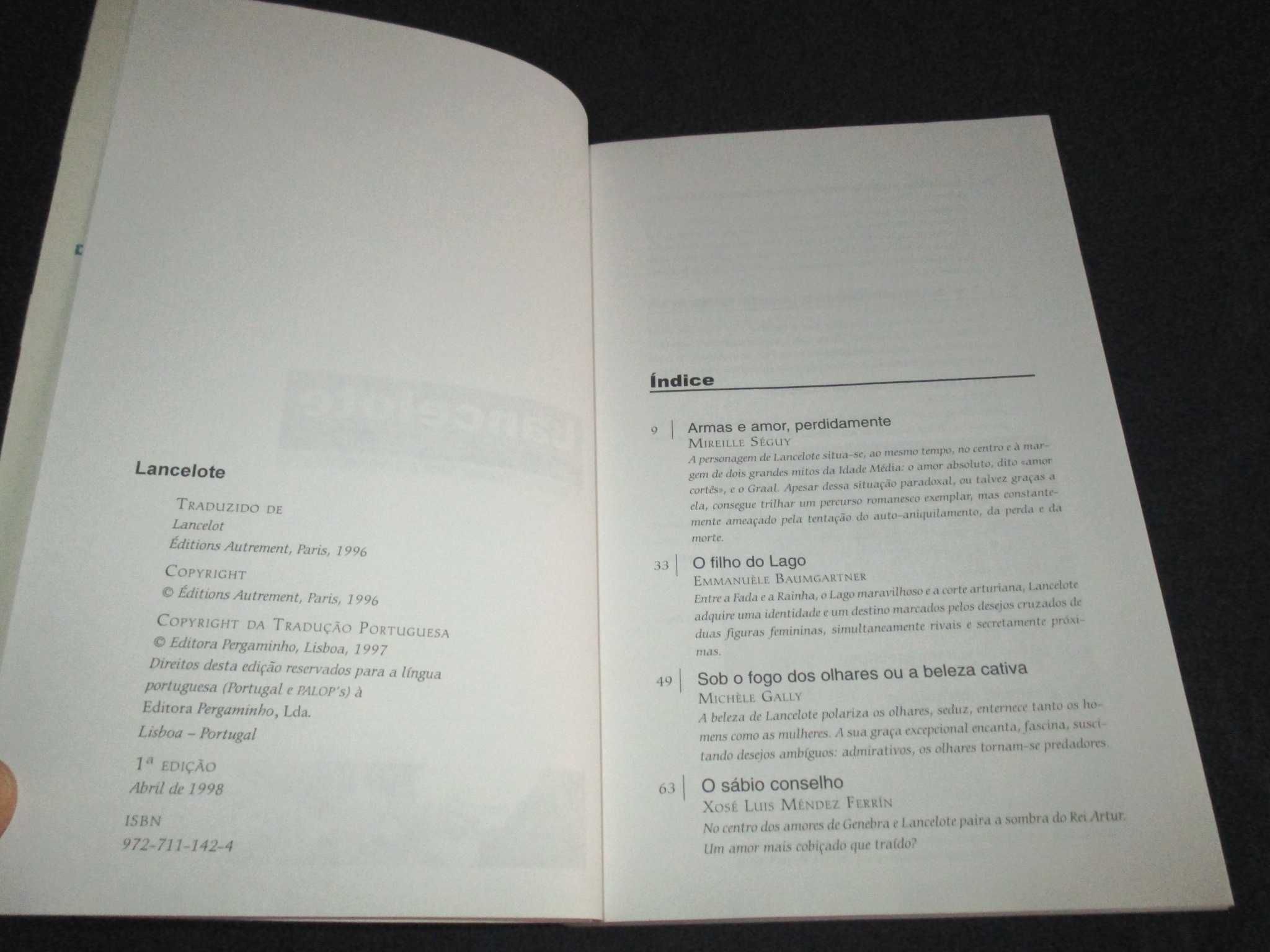 Livro Lancelote Mireille Séguy Figuras Míticas