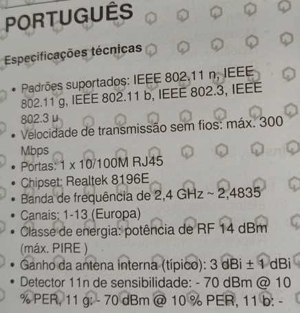 Repetidor WiFi novo - Extensor rede sem fios