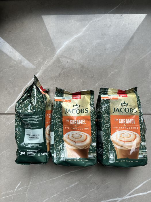 3x niemieckie cappuccino jakobs karmel 360g