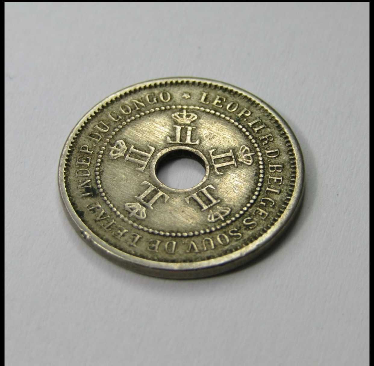 1906 Belgian Free State 5 Centimes