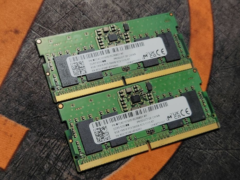 Оперативна память для ноутбуків, ddr5 2x8 (16 gb, 5600 Mhz)