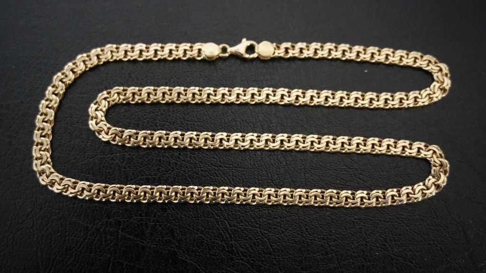 Złoty Łańcuszek Garibaldi - ŁAŃCUCH GALIBARDI SOCZEWKA - 20G