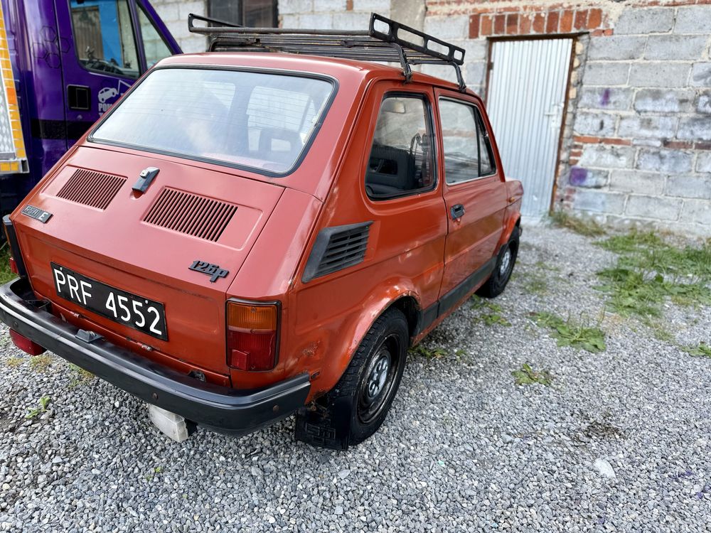 Fiat 126p FL 89r czarna tablica sprawny