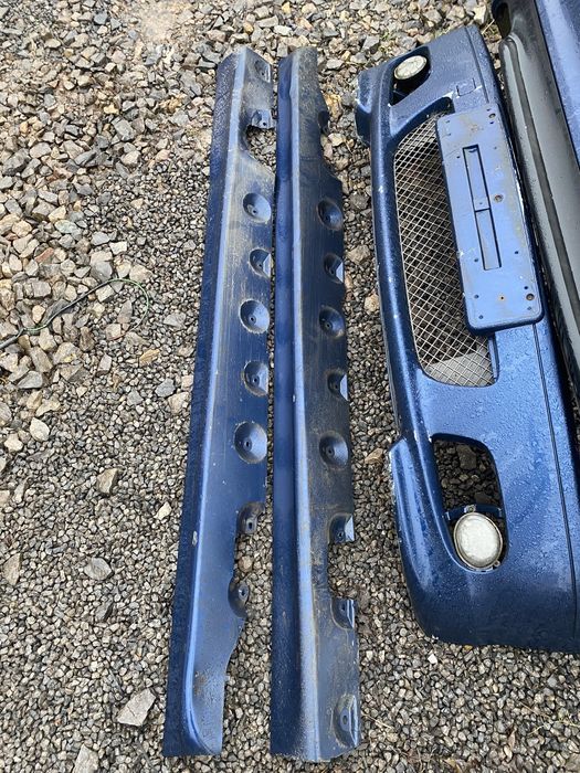 Kompletny mpakiet bmw e46 coupe cabrio mysticblau zderzak