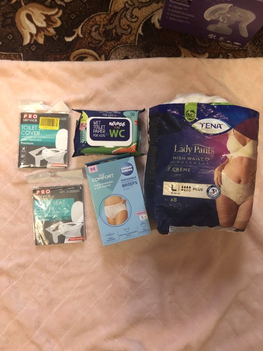 Набір в пологовий накладки на соски трусики