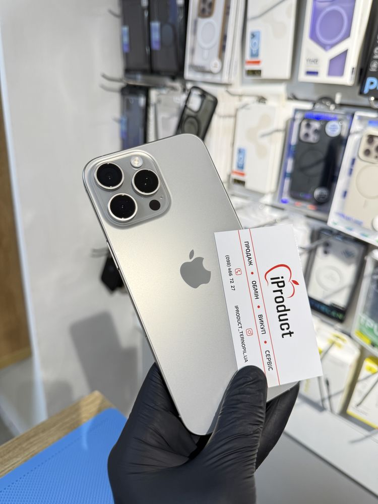 iPhone 16 Pro Max 256Gb Natural Titanium Фізична Sim! Як новий!