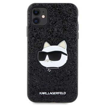 Oryginalne Etui KARL LAGERFELD Glitter Choupette Patch do Iphone 11