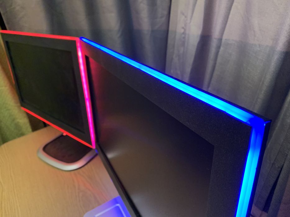 Ramki do podświetlenia RGB monitor 22cale
