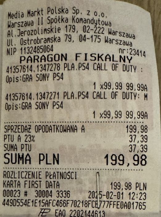 Gra Ps4 Call of Duty Modern Warfare PL gry PlayStation 4 Sniper GTA V