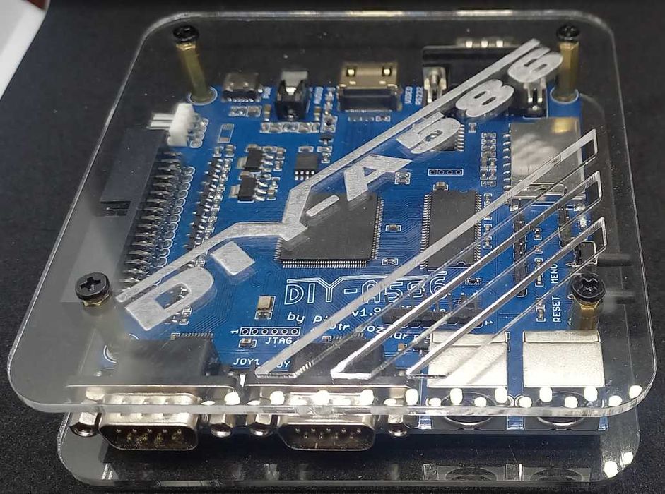 DIY A586. Полностью собранный компьютер. (Amiga 500, NES,ZX-Spectrum)