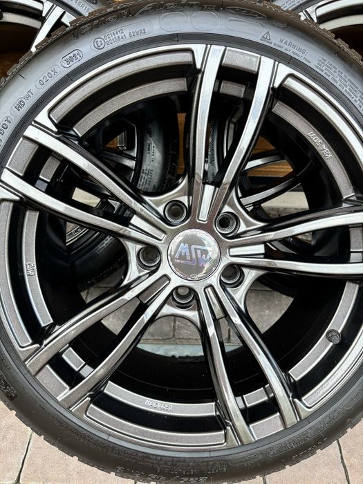 MSW 73 Gloss Dark Grey ET37 Michelin Pilot Alpin 225/45 r18