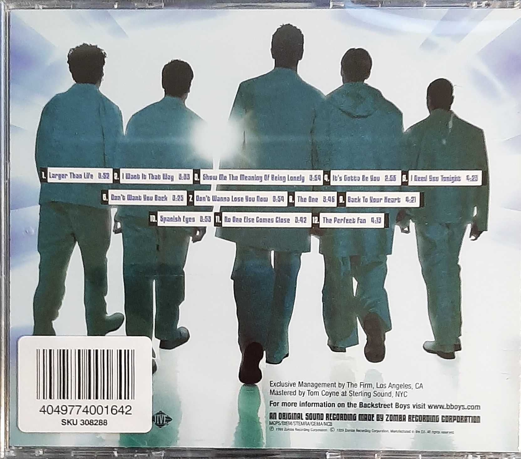 Znakomity Album CD Zespołu BACK STREET BOYS - Album  Millennium