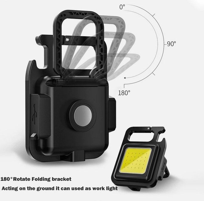 Фонарик – брелок светодиодный аккумуляторный водонепроницаемый usb