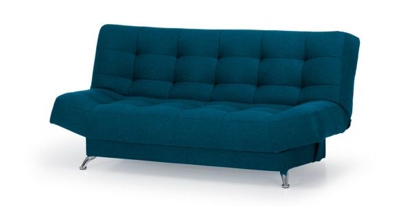 Диван прямой синий 1900x950x950 мм