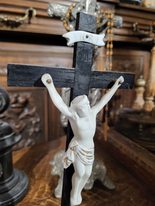 Stara pasyjka porcelanowy Anioł