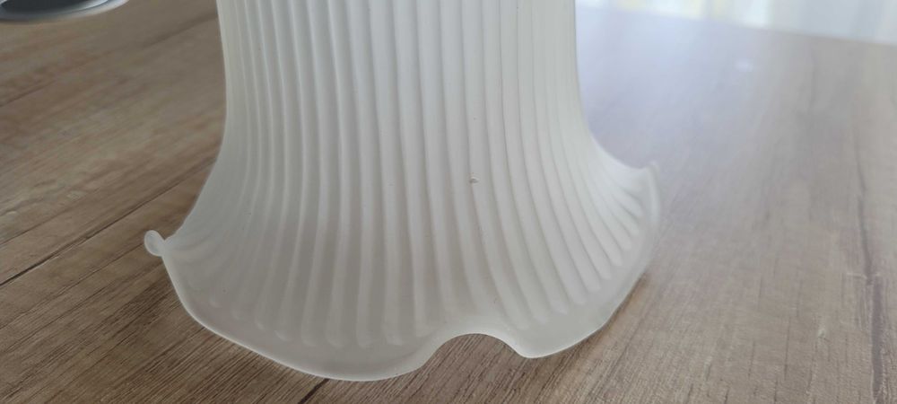 Dwa klosze do lampek-kinkietów.