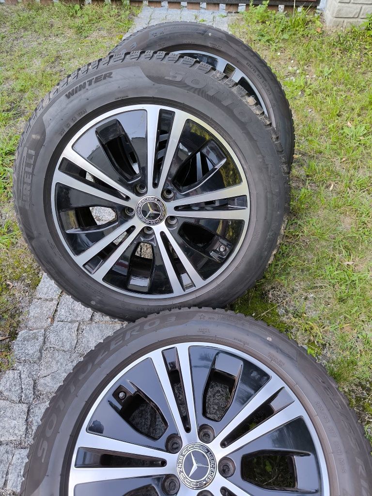 Koła ZIMOWE 17" Mercedes 7,5j 2020rok et40 5x112 e c klasa w213 212 kp