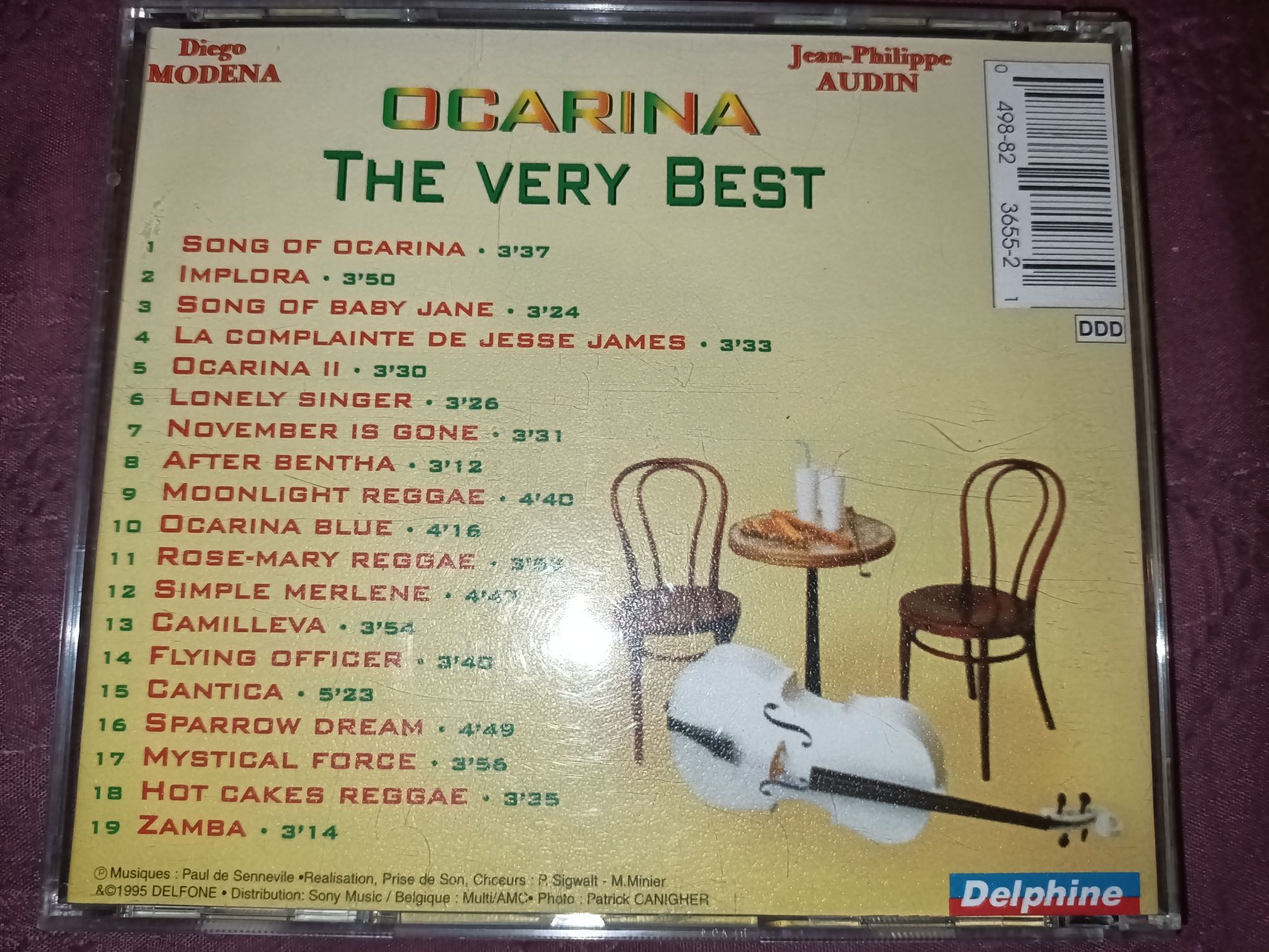 Ocarina Diego Modena Audin The Very Best CD