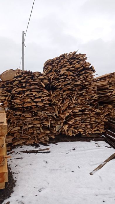 Дрова соснові (обрізки з пилорами, обапол)