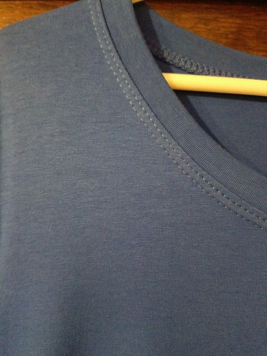 Sukienka włoska w literę A szafirowa