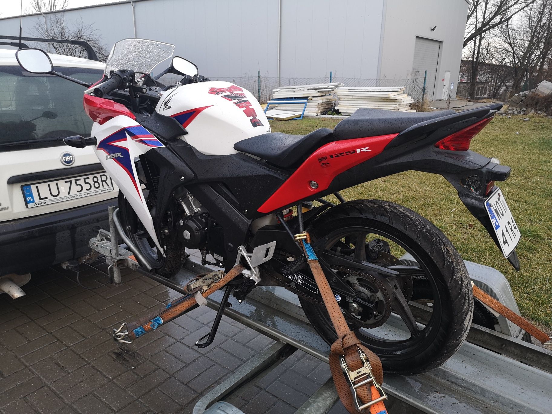 Rama + dokumenty PL Honda CBR 125 jc50 2011r. Silnik owiewki lampa