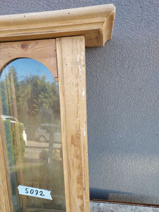 S072 Skrzynia obudowa starego zegara szafka kapliczka surowa