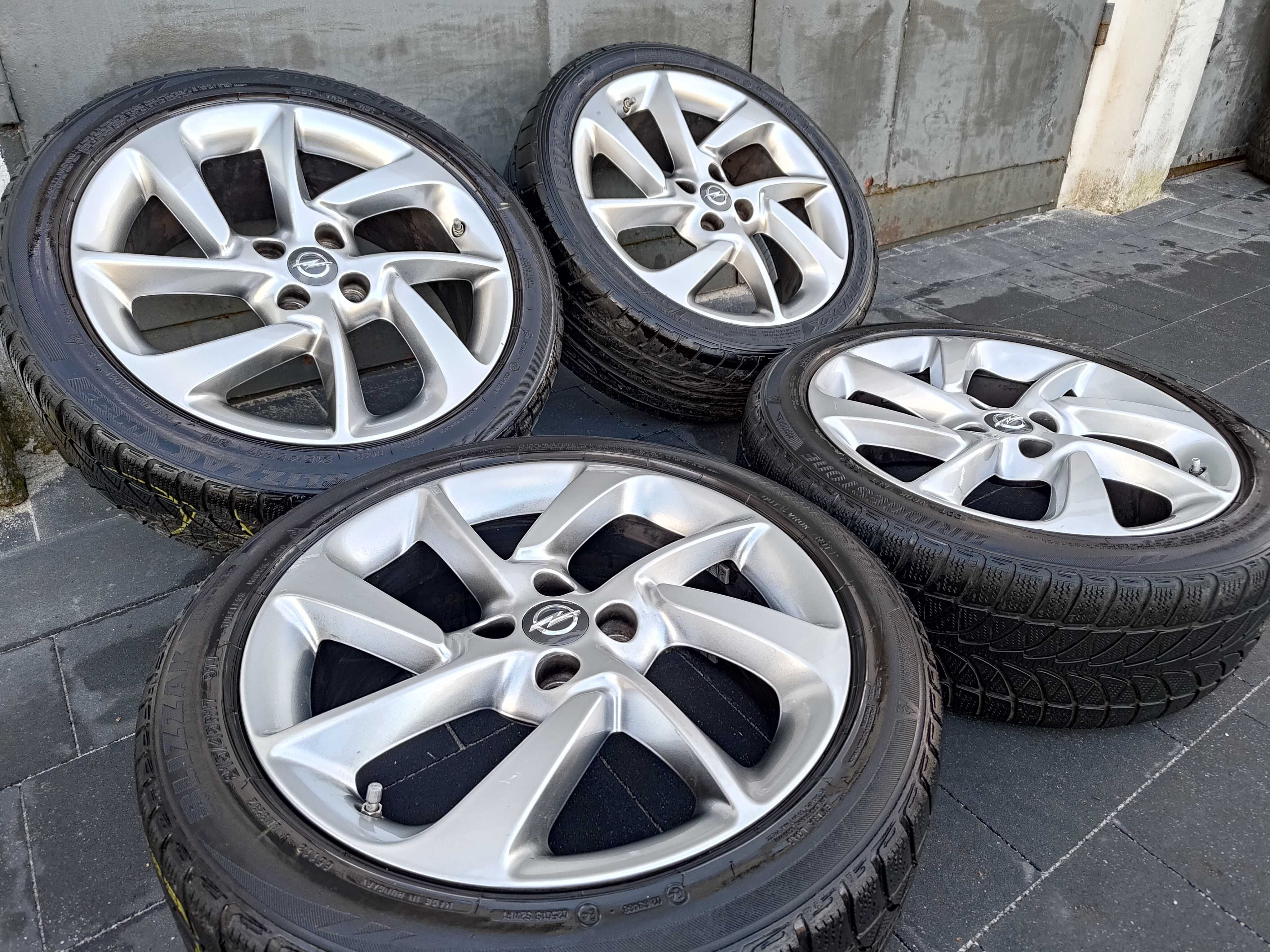 Oryginalne alufelgi Opel 17 cali 4x100 Corsa Adam Karl Astra, OPC LINE