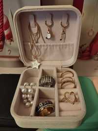 Caixa de jóias com separadores