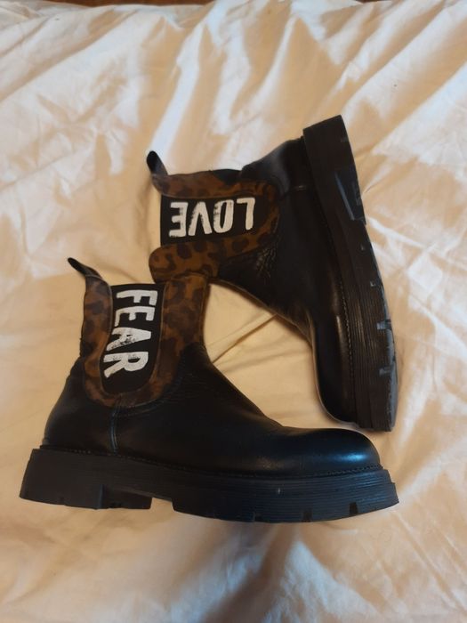 Шкіряні черевики челсі Replay