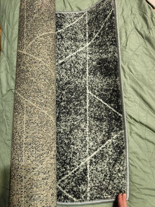 Dywan szary 150 X 80 dywanik korytarz balkon ładny