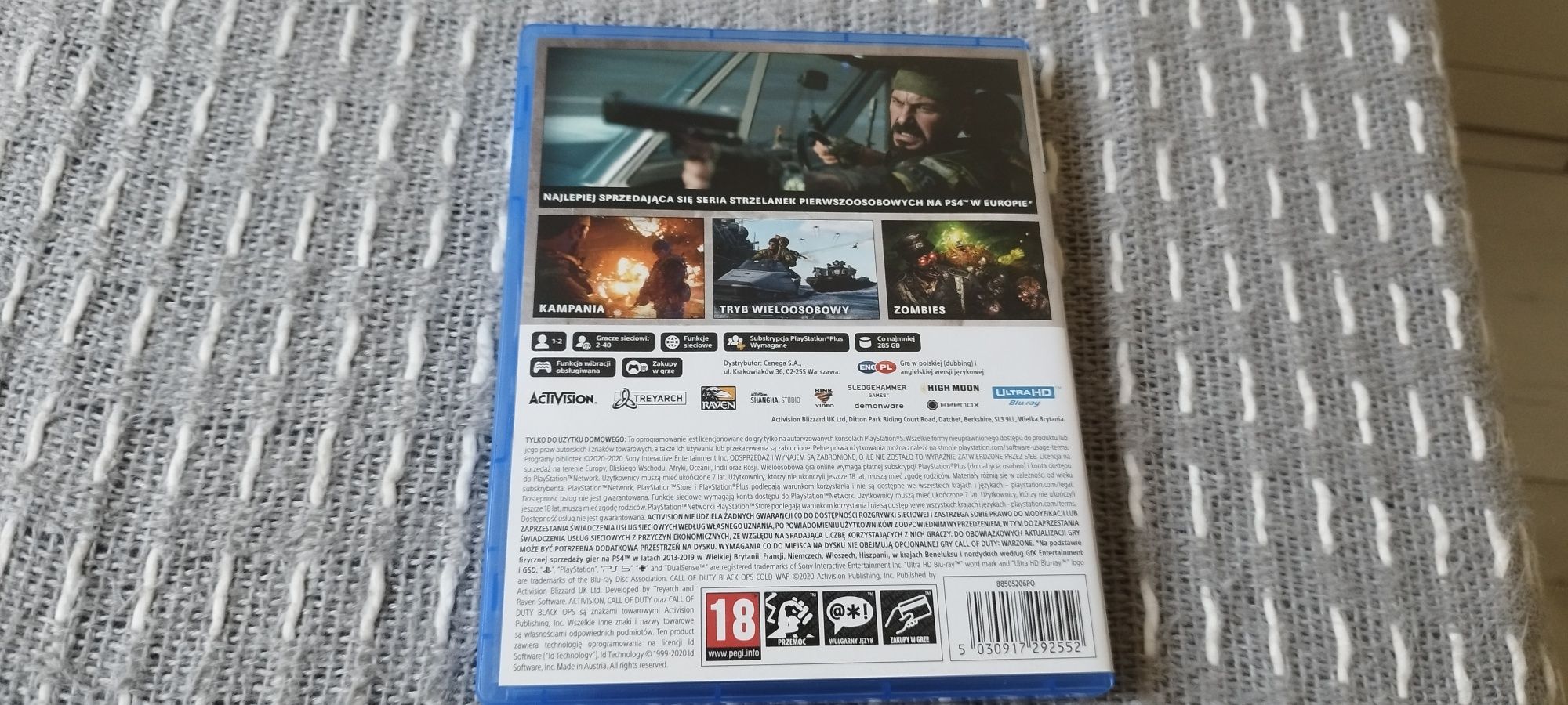 Gra Call of duty Black ops cold war PS5 wersja PL