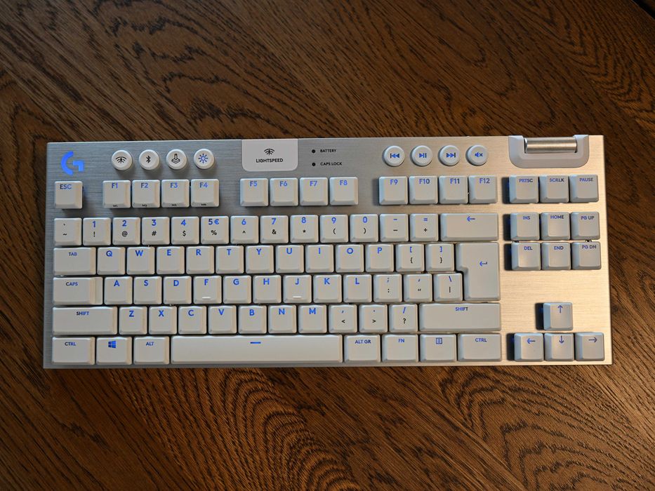 Klawiatura Logitech G915 TKL (Tactile/Biała)