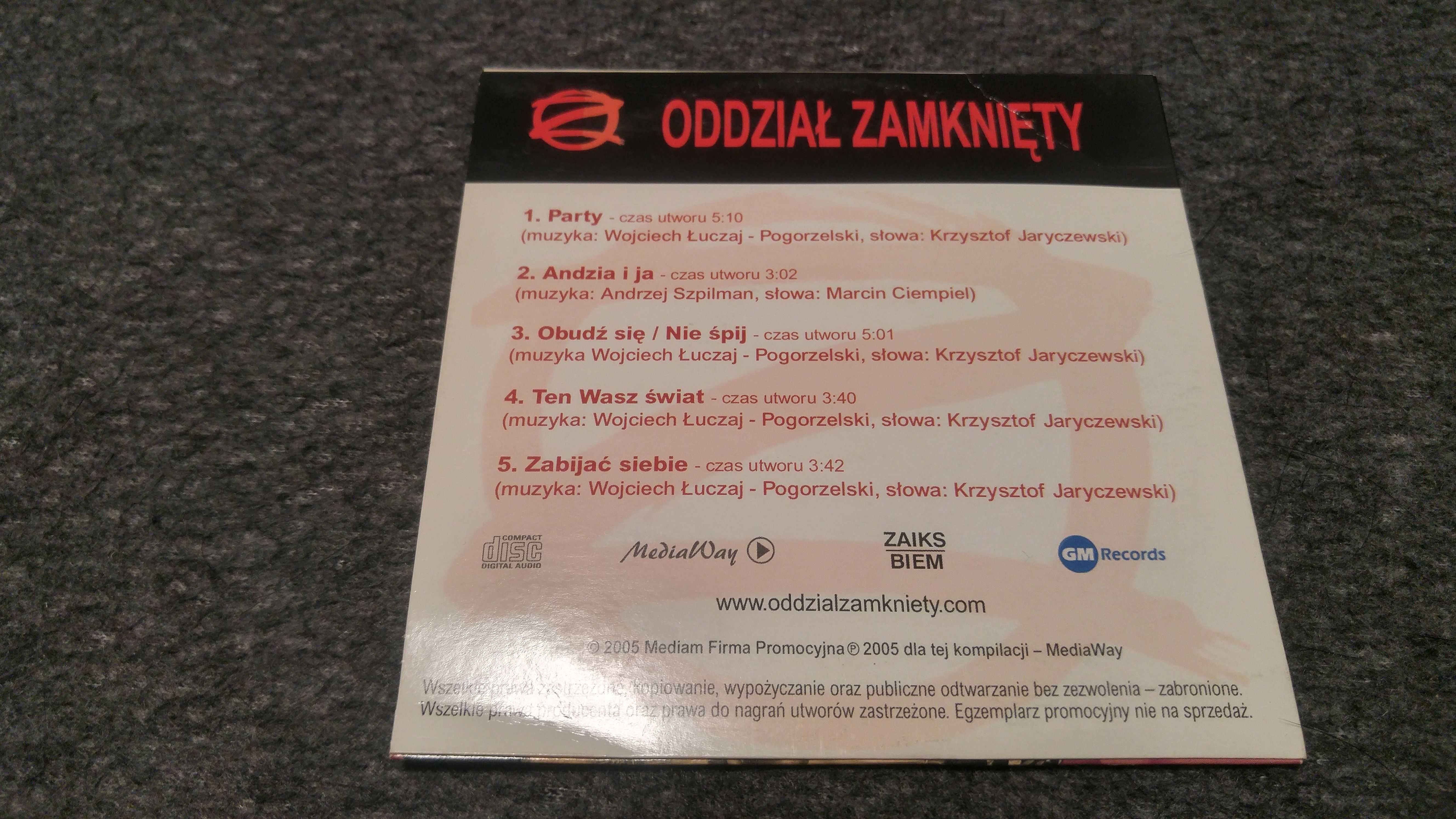 Oddział Zamknięty- "Andzia i ja"