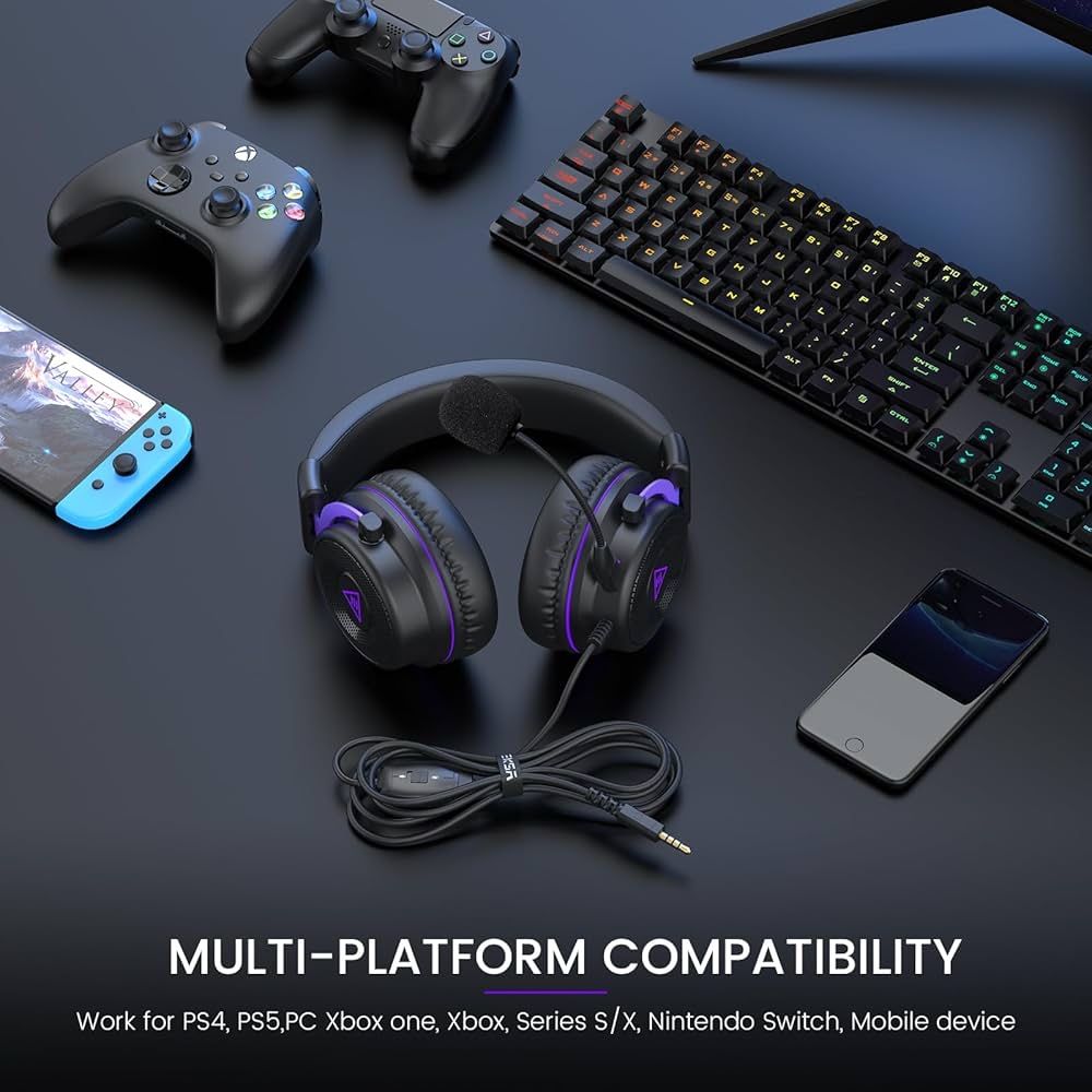 Słuchawki Gamingowe PS4 PS5 XBox PC MAC