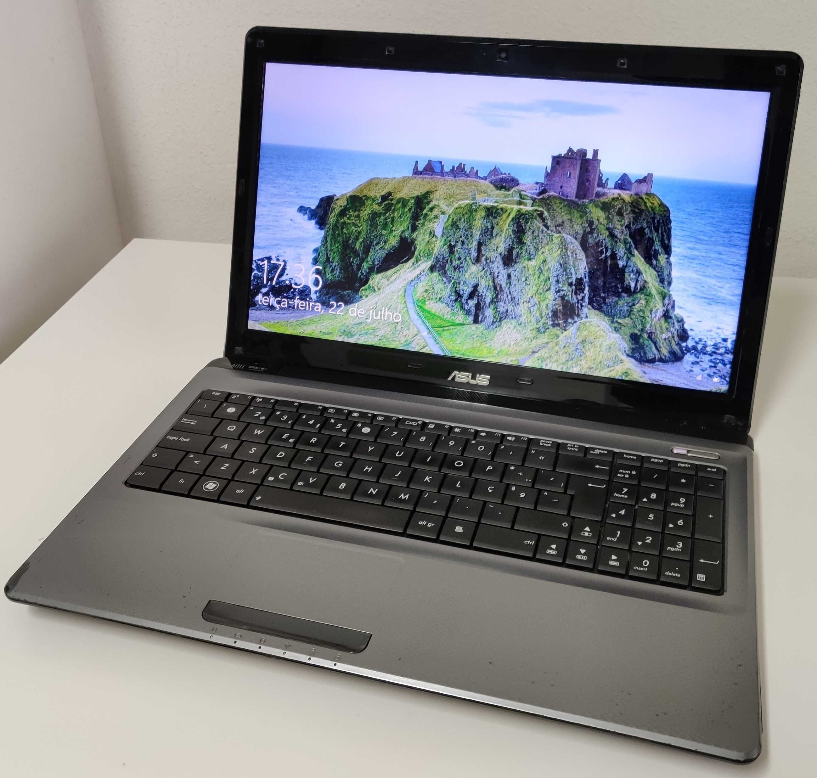 PORTARIL ASUS K52F – i3 | SSD 240GB | 4GB RAM