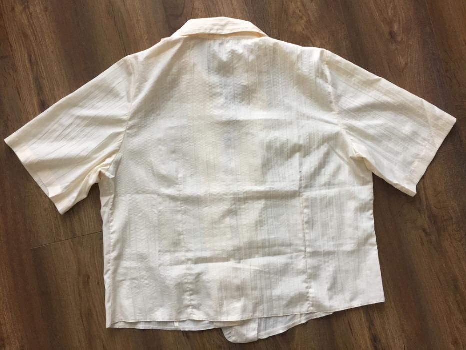 Kremowa bluzka koszulowa r. 42/44 XL/XXL