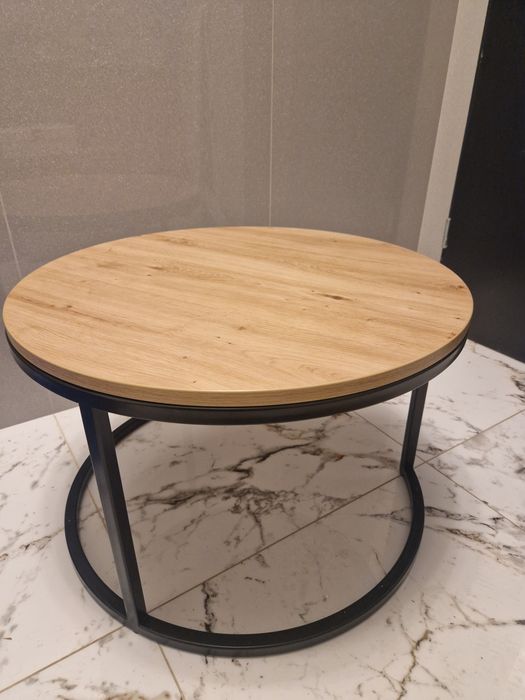 Stół okrągły NOWY 65cm kawowy wysoki