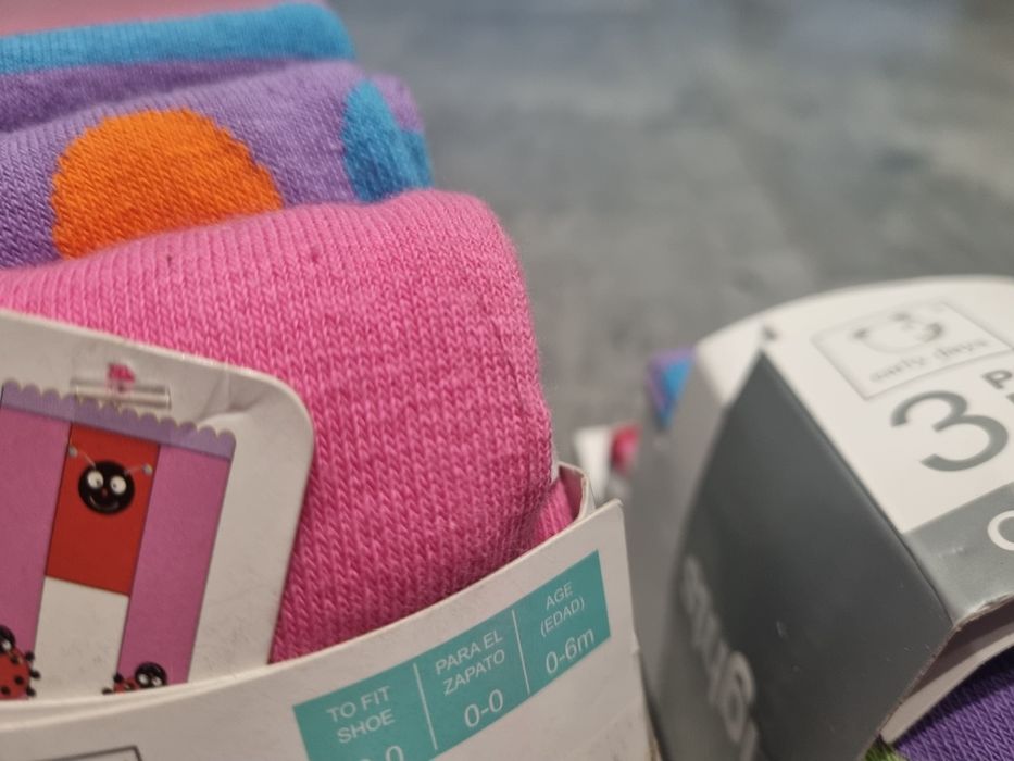 Nowe rajstopy 6 par rozmiar 68 0- 6