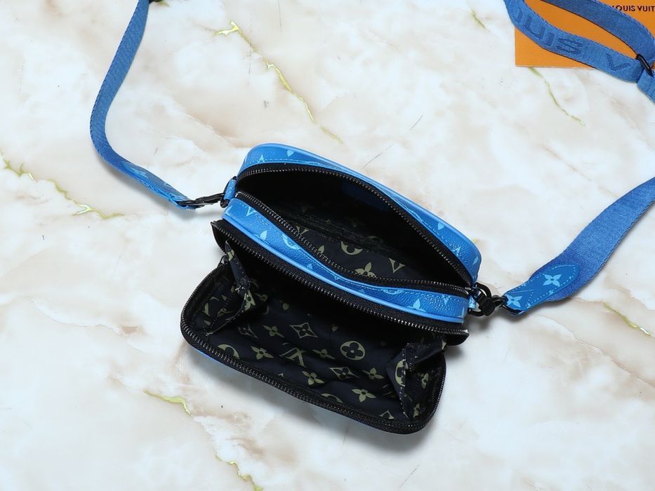 LOUIS VUITTON NOE ALPHA  сумка мужская унисекс черная белая синяя