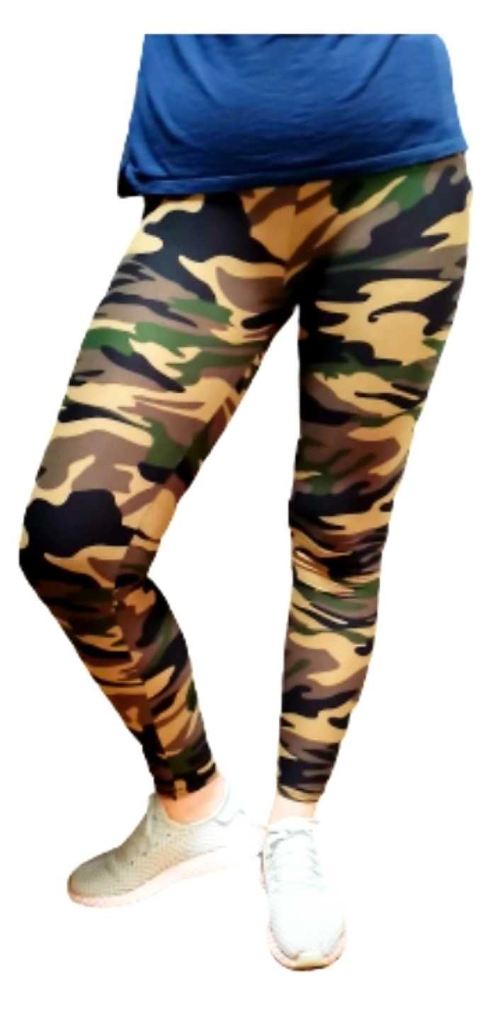 2X LEGINSY LEGGINSY damskie moro rozmiary XL/XXL lub 3XL/5XL