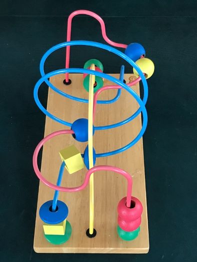 Детский деревянный пальчиковый лабиринт Mothercare развивающая игрушка