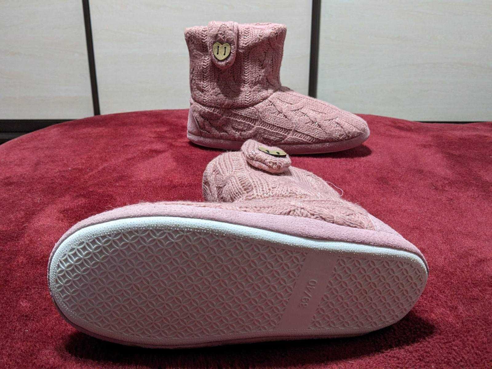 Брендовые жен. тапочки BJORNDAL /р.39-40: шерсть/замша (ориг., Швеция)