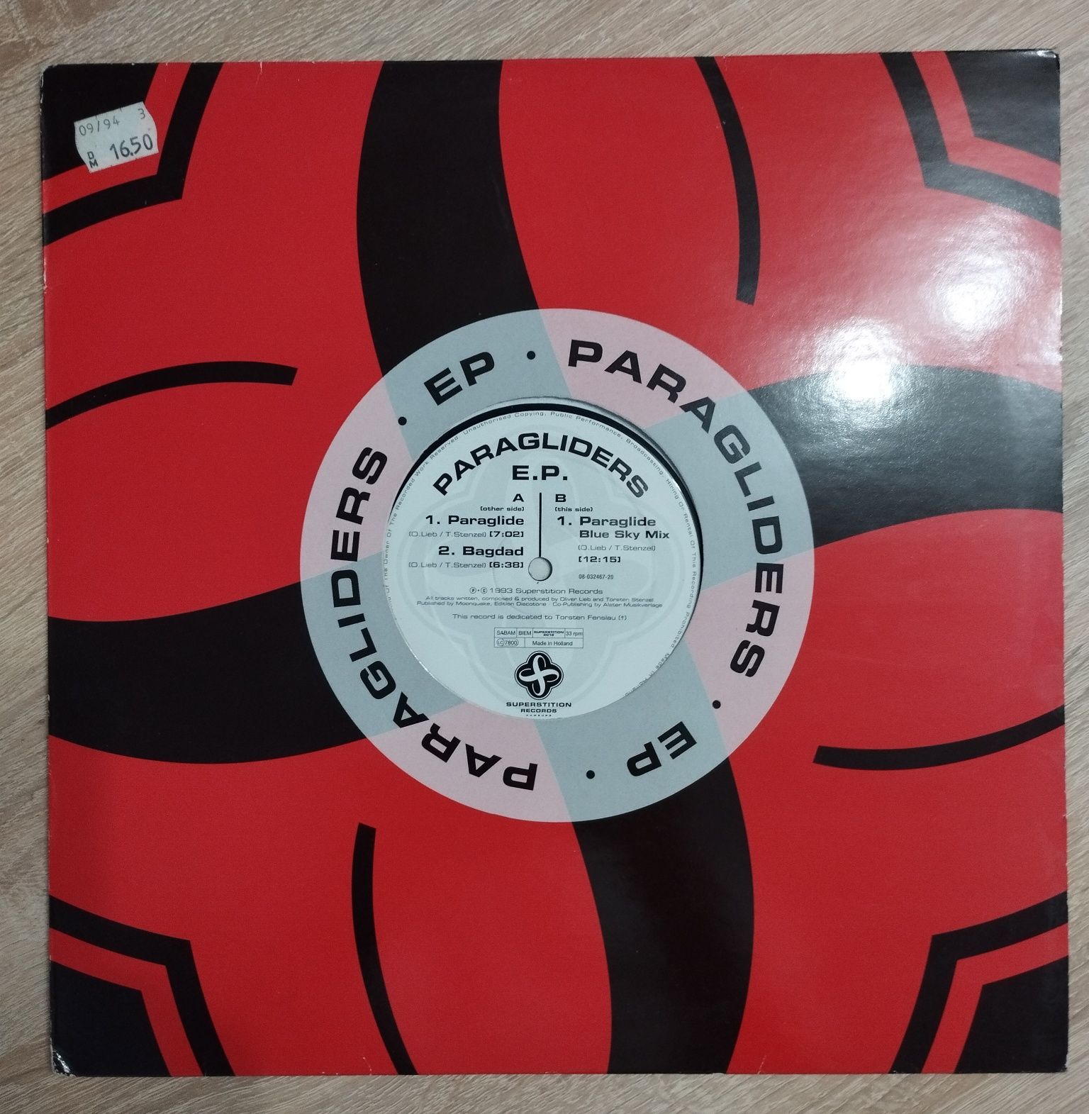 Paragliders – Paragliders E.P. (winyl 12") [1993]